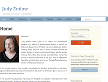 Tablet Screenshot of judyendow.com